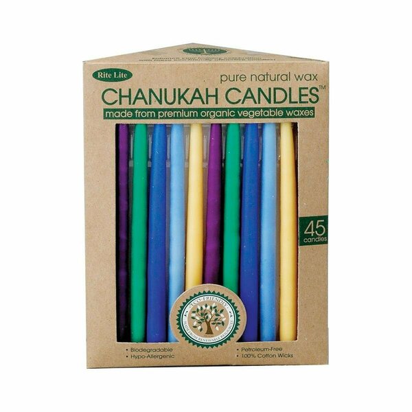 Rite Lite Judaica Vegetable Wax Chanukah Candles C-23-MN2